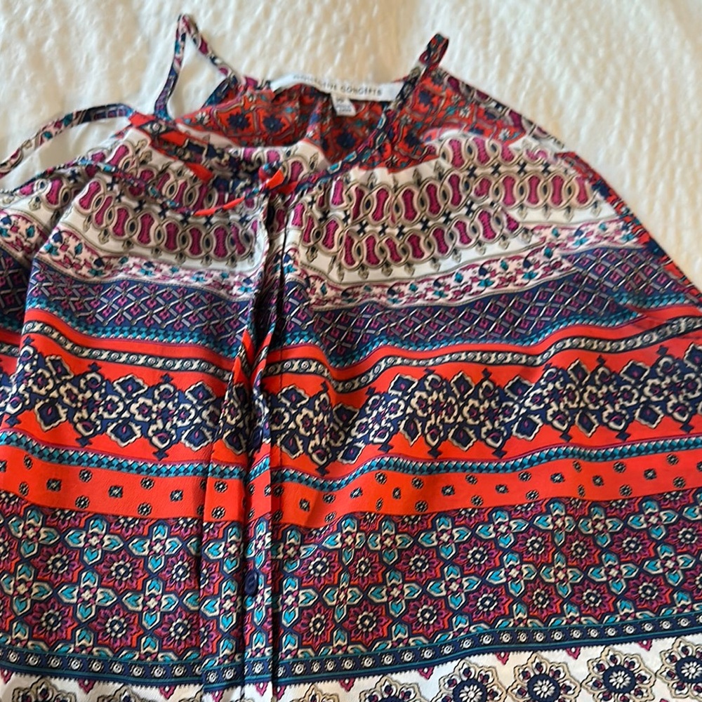 Colorful Patterned Halter Top - Picture 4 of 4